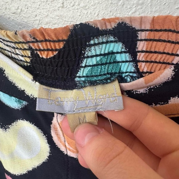 Vintage button up maxi skirt with heart pattern - Picture 8 of 8